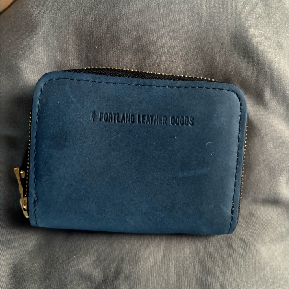 Portland Leather Midnight Blue Wallet